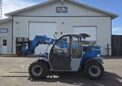 2014 Genie 5519 Telehandler with 4012 hours, A/C, 19' reach, 5500 lbs lifr, 4x4 & 6-way steer. Financing available to qualified buyers.