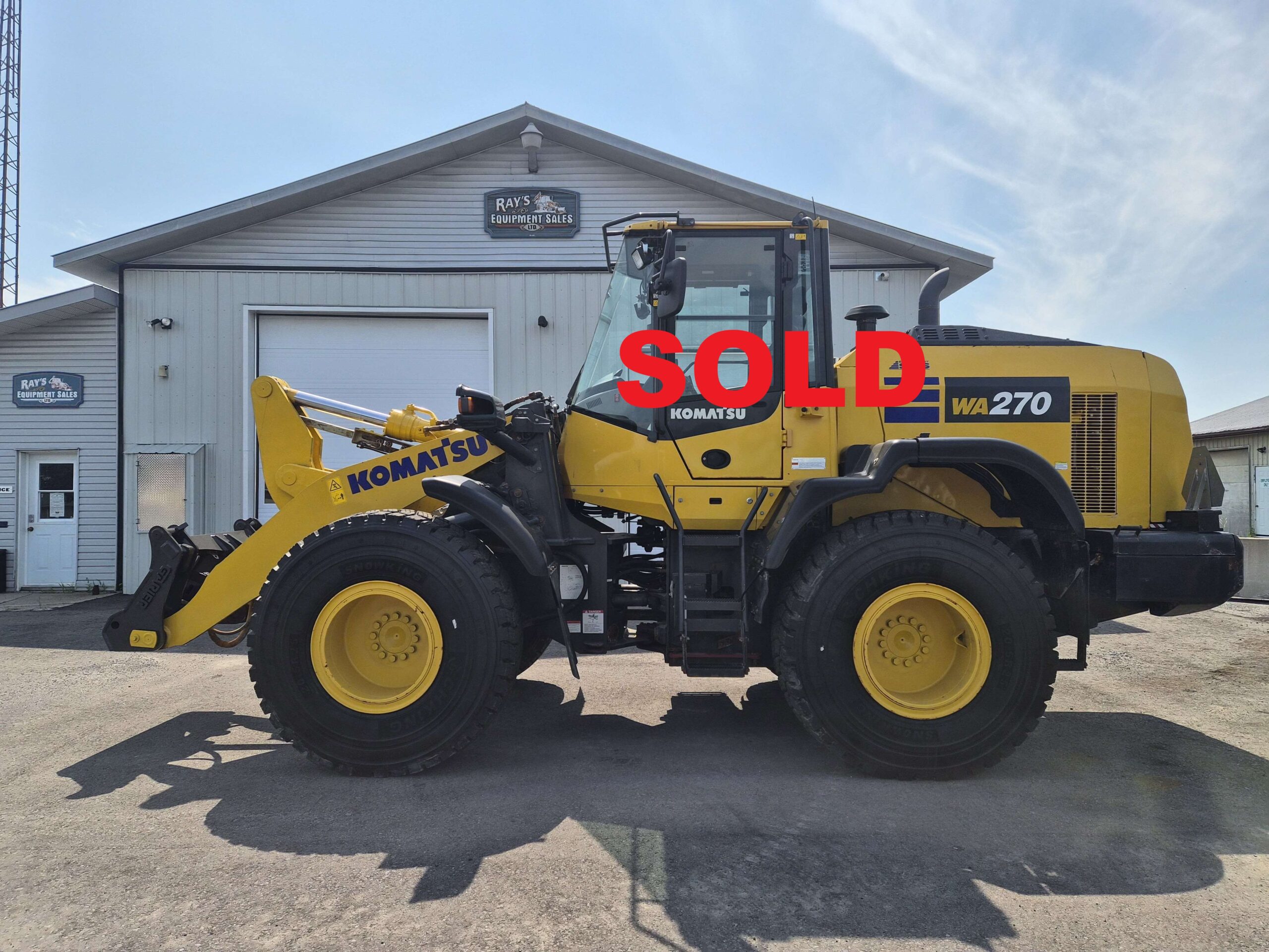 **SOLD** 2022 Komatsu WA270-8 Wheel Loader